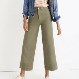 Madewell Emmett Wide-Leg Crop Pants Size 26